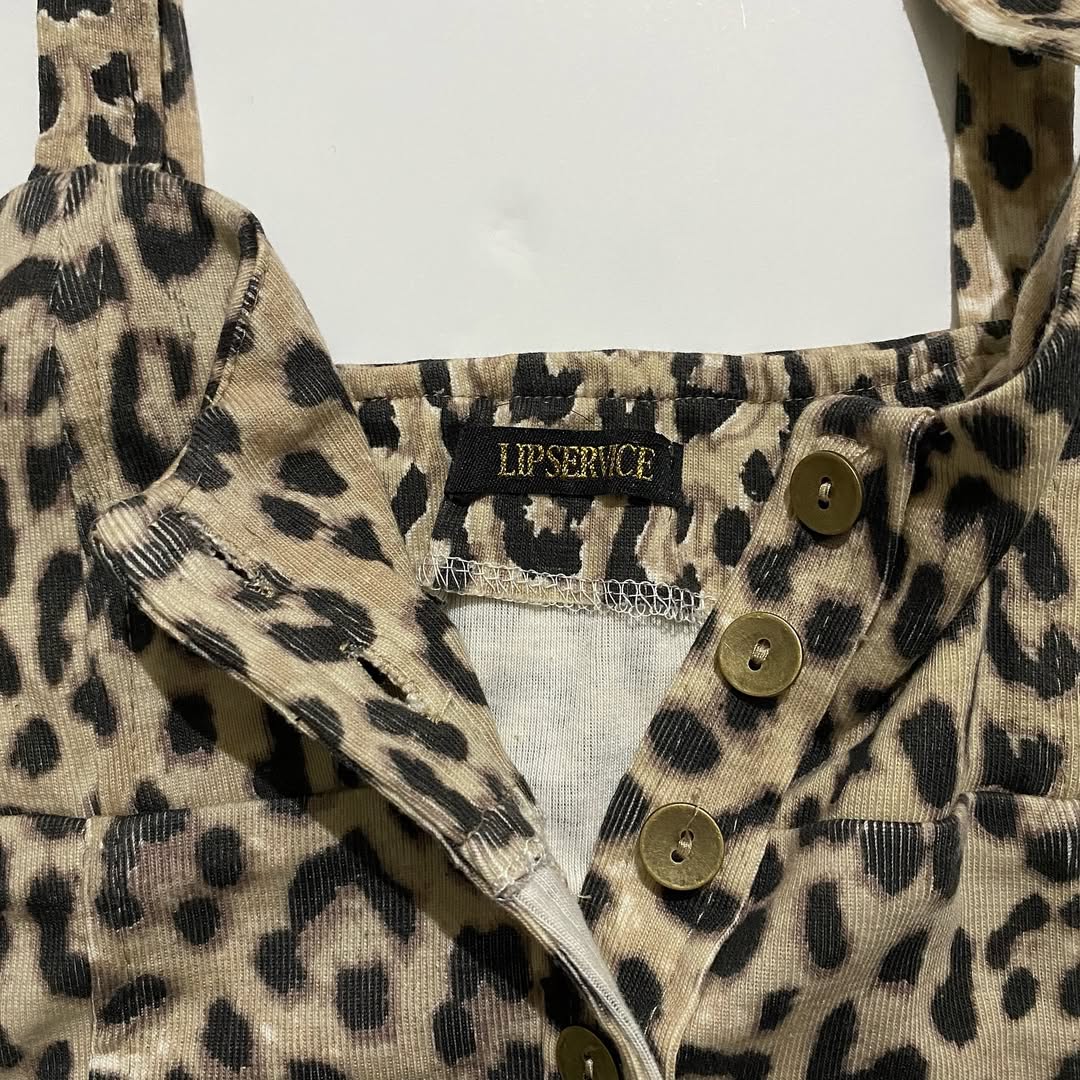 lip service cheetah top