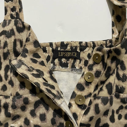 lip service cheetah top