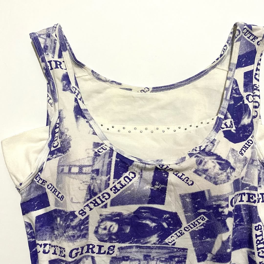 graphic tank top