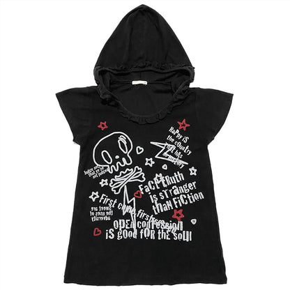 g.f. hooded top